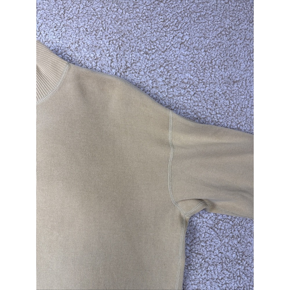 Tommy Bahama Sweater Mens XL Beige Gray Reversible Quarter Zip Pullover - Picture 4 of 14